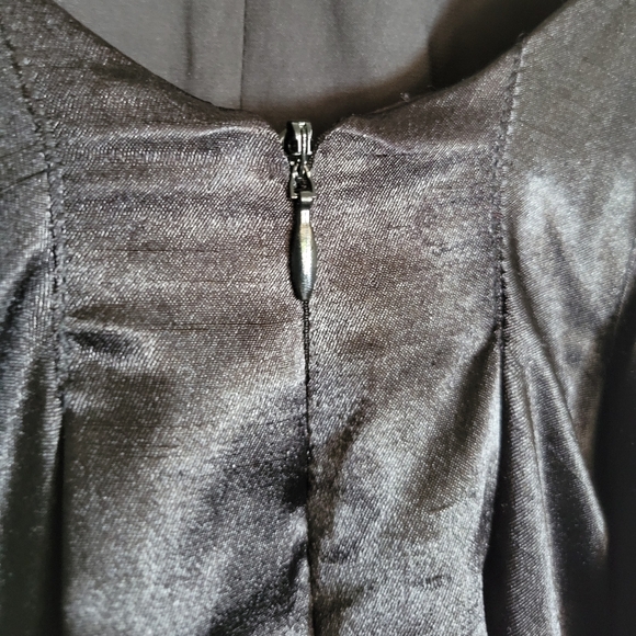 NWT Keepsake The Label Pleates Satin City Love Backless Flounce Mini Dress LG - Picture 8 of 15